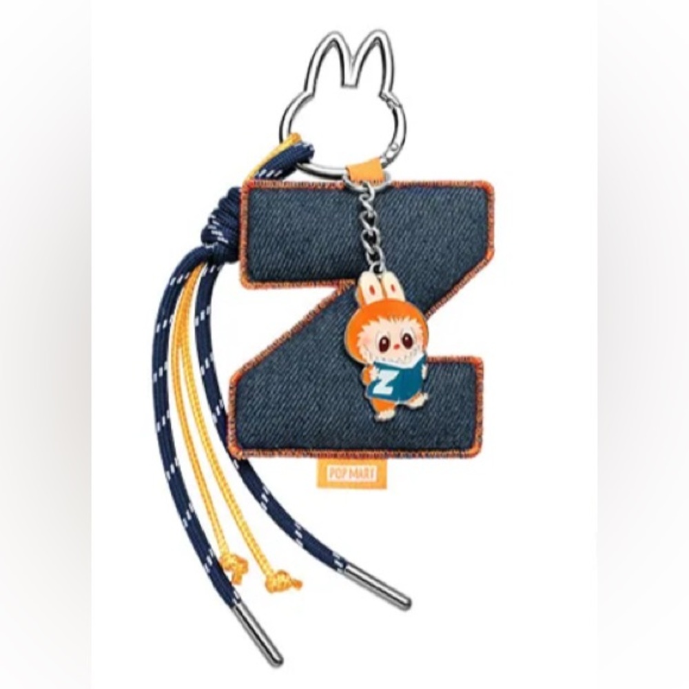 Labubu Pin for love -Z- letter pendant